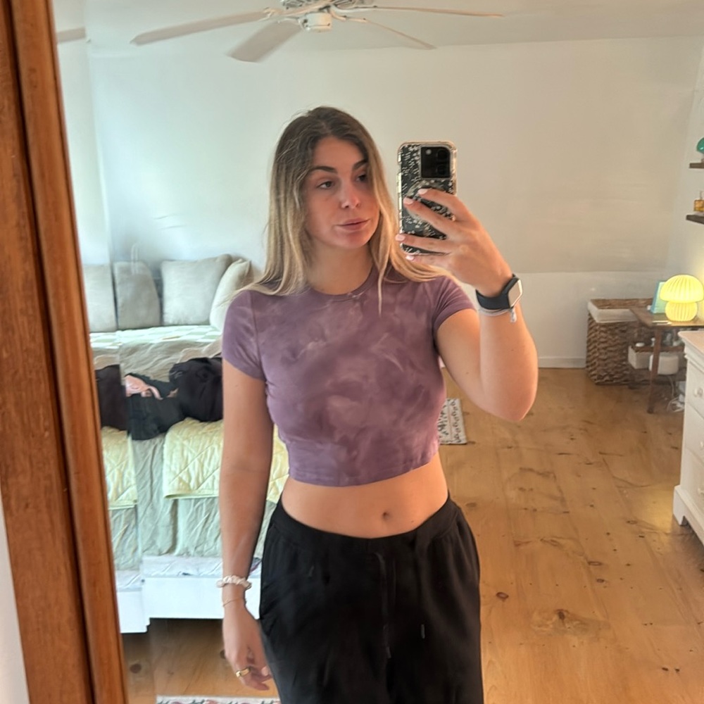 Sunday best ribbed cropped t shirt